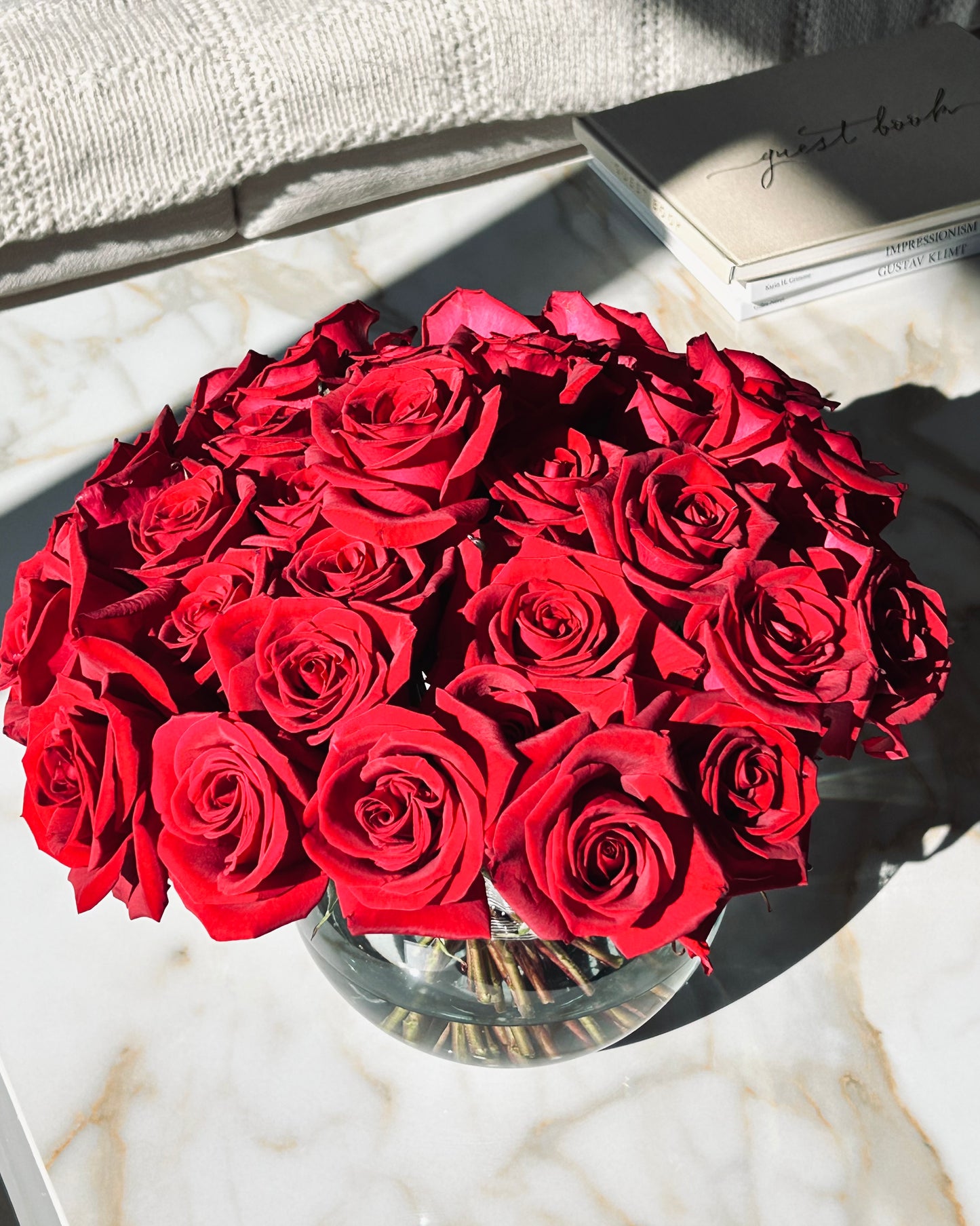 Bowl de Rosas Rojas