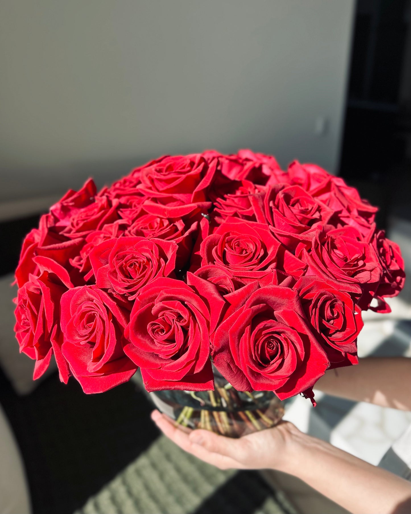 Bowl de Rosas Rojas